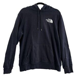 THE NORTH FACE Men Pullover Sweatshirt Hoodie Sz M Dark Blue Long Sleeve 8a-12